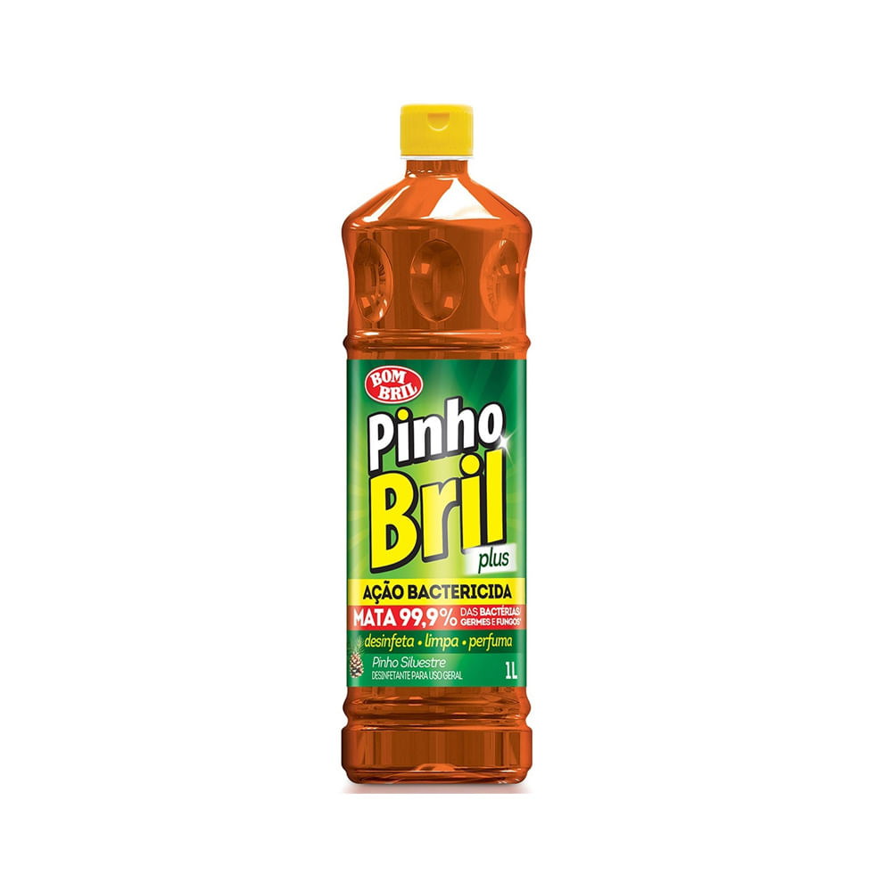 Desinfetante Pinho Bril Silvestre 1L - Soares Atacado Distribuidor