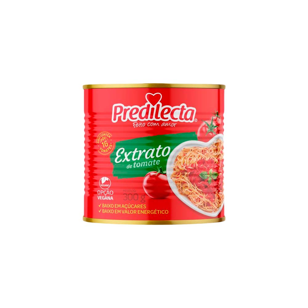 Extrato De Tomate Predilecta Lata 300g Soares Atacado Distribuidor